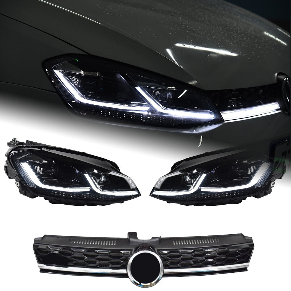 Volkswagen Golf |  7 LED Headlight Conversion Dynamic Signal