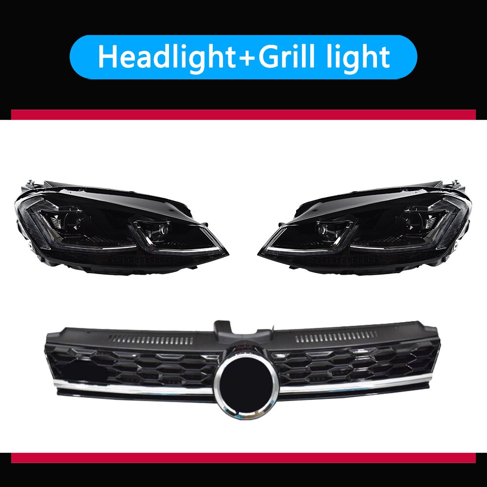 Volkswagen Golf |  7 LED Headlight Conversion Dynamic Signal