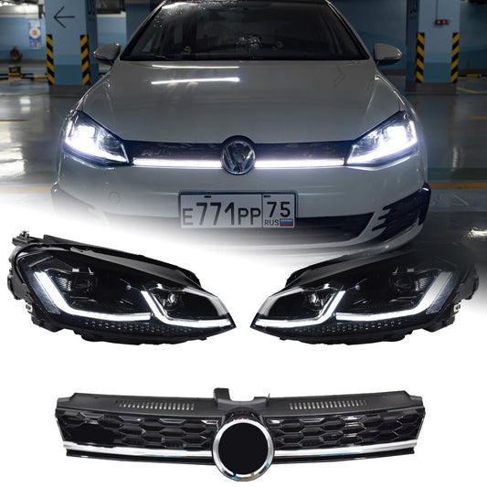 Volkswagen Golf |  7 LED Headlight Conversion Dynamic Signal