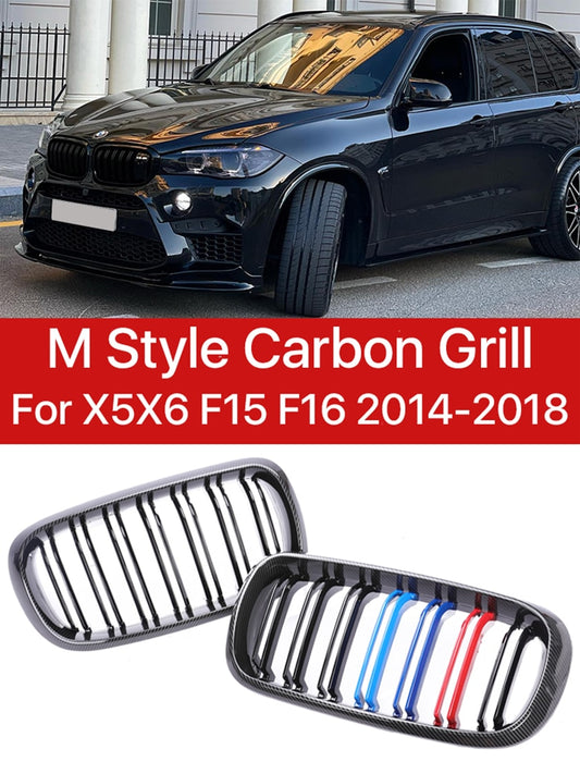 BMW | Front Bottom Bumper Kidney Grille Carbon Fibre Dual Slat M Colours