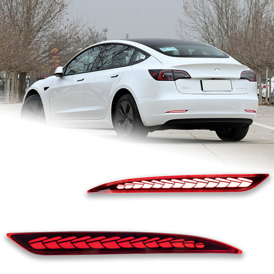Tesla Model | 3 Rear Reflector Conversion LED