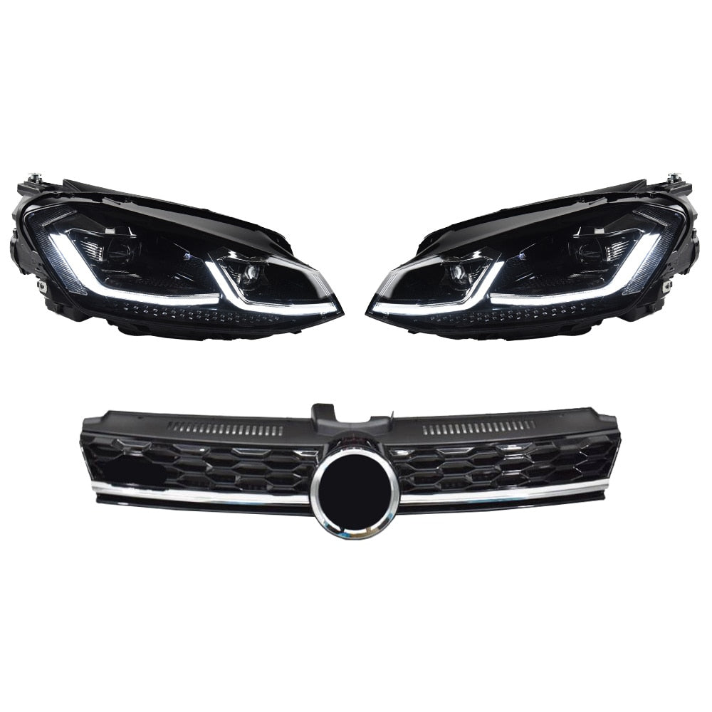 Volkswagen Golf |  7 LED Headlight Conversion Dynamic Signal