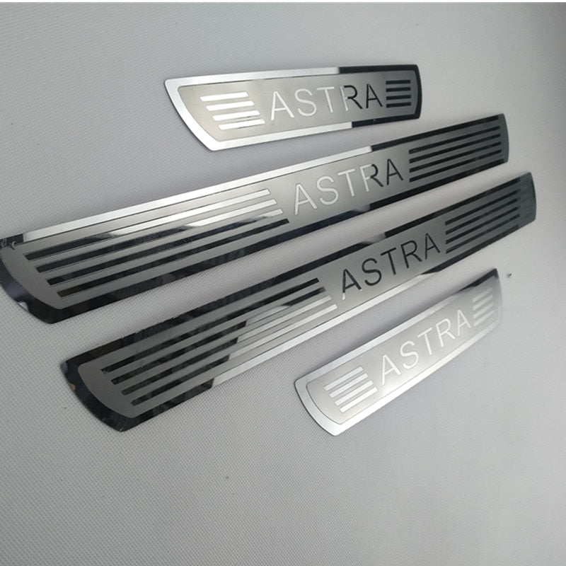 Vauxhall Astra | Door Sill Scuff Plate Trim Stainless