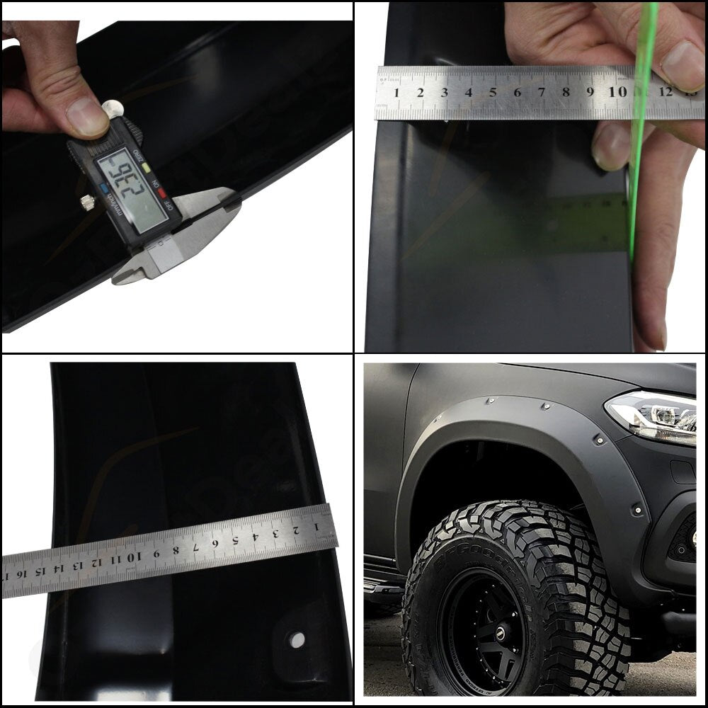 Mercedes X Class | Fender Flares with Nuts & Mudguards